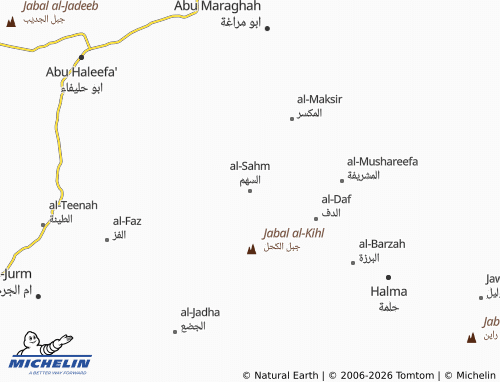 Carte MICHELIN al-Sahm - ViaMichelin