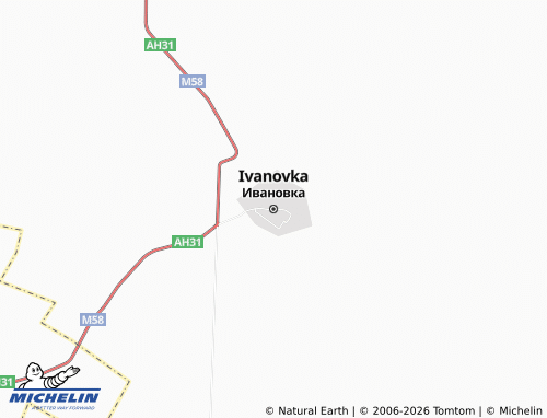 MICHELIN-Landkarte Ivanovka - ViaMichelin