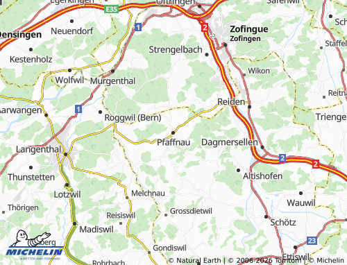Mapa MICHELIN Pfaffnau - ViaMichelin