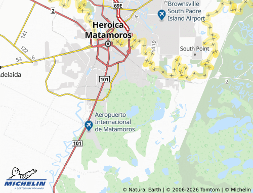 MICHELIN Erick Silva Santos map - ViaMichelin