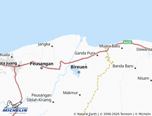 MICHELIN Ulee Pusong map - ViaMichelin