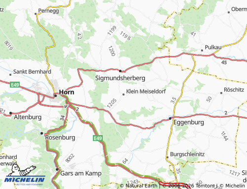 MICHELIN Klein Meiseldorf map - ViaMichelin