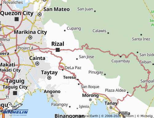 MICHELIN San Jose map - ViaMichelin