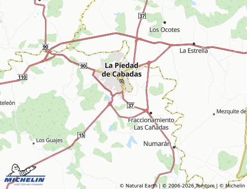 MICHELIN-Landkarte El Pitayito - ViaMichelin