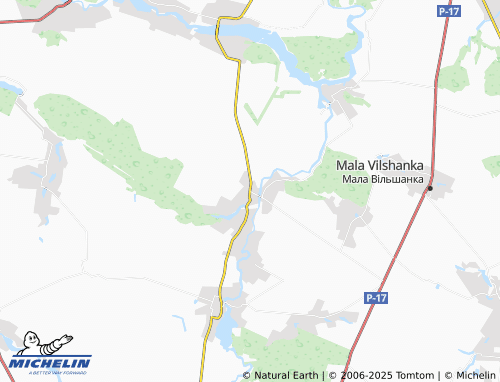 MICHELIN Yablunivka map - ViaMichelin
