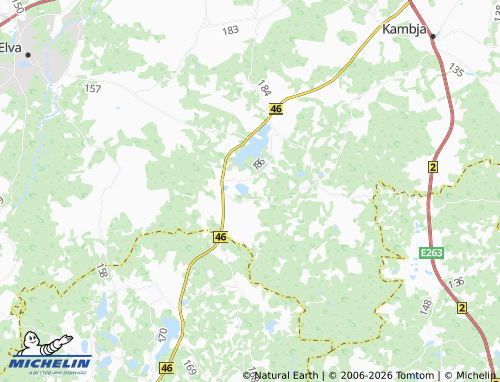 Mappa MICHELIN Palumäe - ViaMichelin