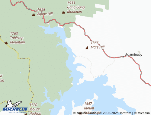 MICHELIN Anglers Reach map - ViaMichelin