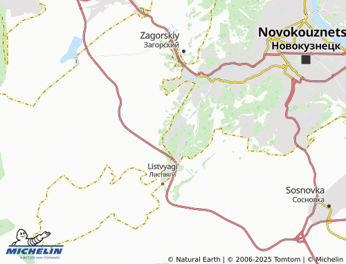 MICHELIN Zelenchikha SNT map - ViaMichelin