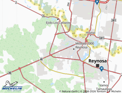 MICHELIN Ampliación Valle Alto map - ViaMichelin