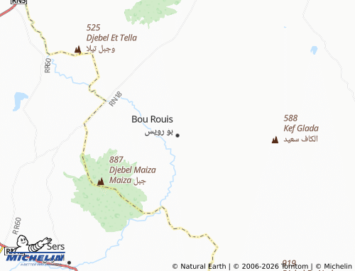 Mappa MICHELIN Bou Ruwayis - ViaMichelin