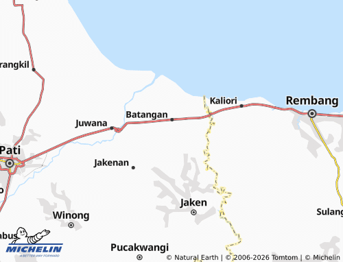 MICHELIN-Landkarte Klayusiwalan - ViaMichelin