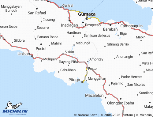 MICHELIN Adia Bitaog map - ViaMichelin