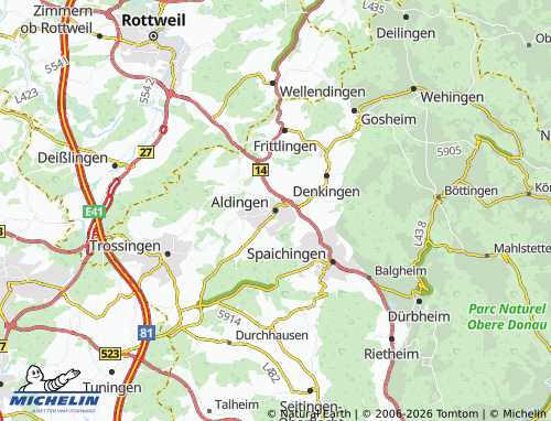 Mapa MICHELIN Aldingen - ViaMichelin