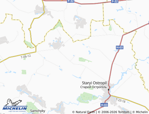 Carte MICHELIN Shevchenka - ViaMichelin