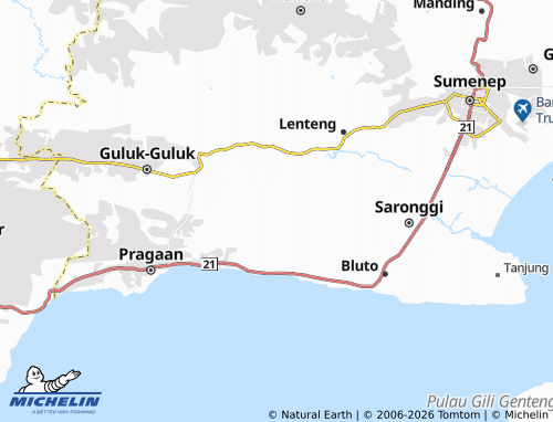 Mapa MICHELIN Moncek Barat - ViaMichelin