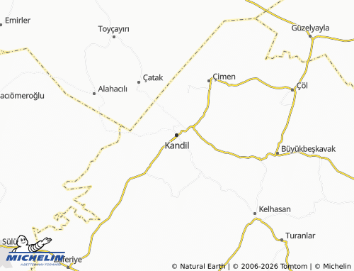 Mapa MICHELIN Kandil - ViaMichelin