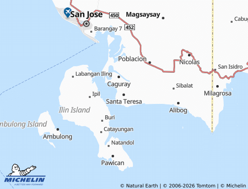 Mappa MICHELIN Santa Teresa - ViaMichelin