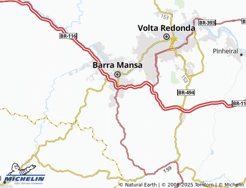 MICHELIN Rozelândia map - ViaMichelin