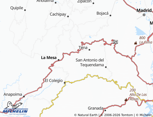 Carte MICHELIN Peña Negra - ViaMichelin