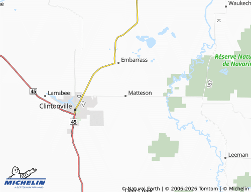 Mappa MICHELIN Matteson - ViaMichelin