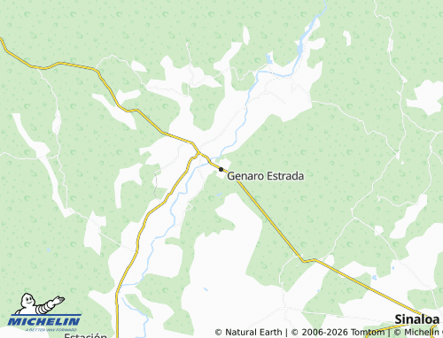 Carte MICHELIN Genaro Estrada - ViaMichelin