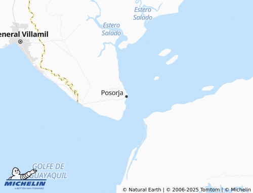 MICHELIN Posorja map - ViaMichelin