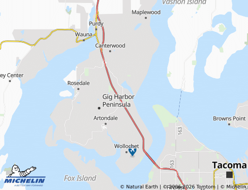 Mappa MICHELIN Gig Harbor - ViaMichelin
