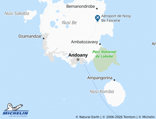 MICHELIN-Landkarte Andoany - ViaMichelin
