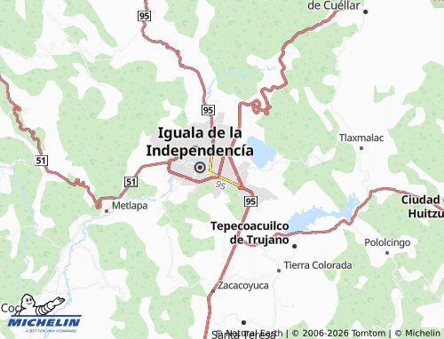 Mappa MICHELIN Río Balsas - ViaMichelin