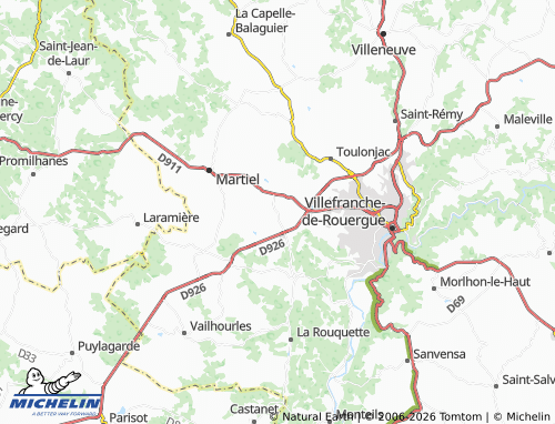 Mappa MICHELIN Savignac - ViaMichelin