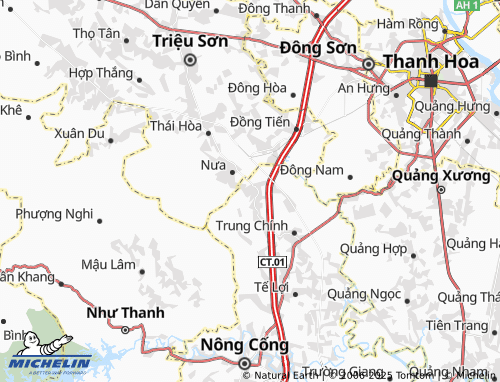 MICHELIN Tân Thọ map - ViaMichelin