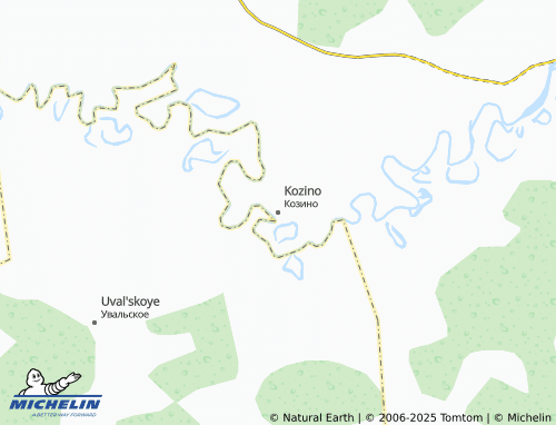 MICHELIN Kozino map - ViaMichelin