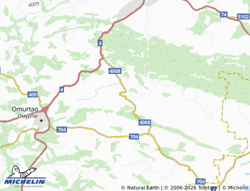 Mappa MICHELIN Vardun - ViaMichelin