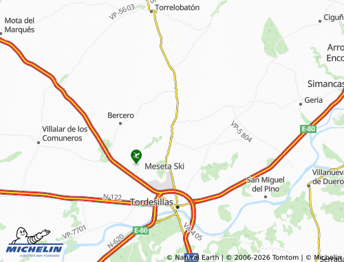MICHELIN Velilla map - ViaMichelin