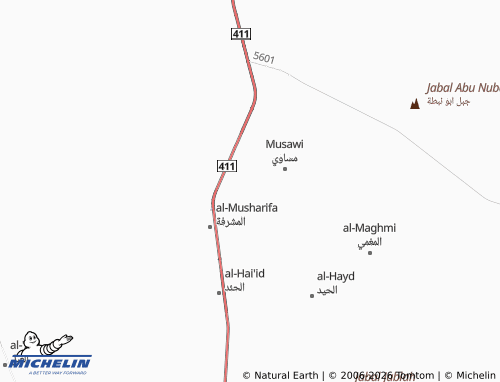 Kaart MICHELIN al-Raqeebah - ViaMichelin