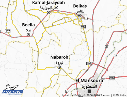 Mapa MICHELIN Tanbouha - ViaMichelin