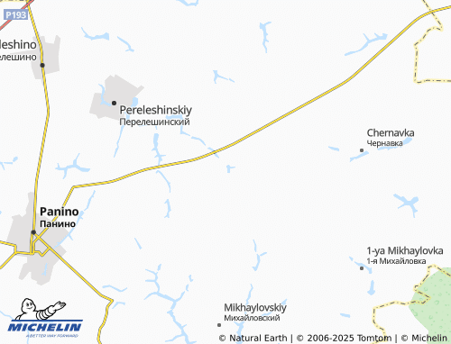 MICHELIN Bol'shiye Yasyrki map - ViaMichelin