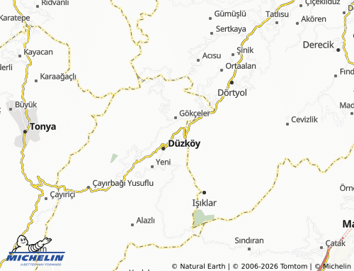 Mappa MICHELIN Düzalan - ViaMichelin