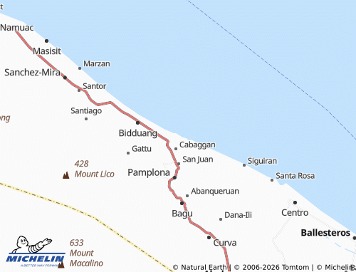 MICHELIN Nagtupacan map - ViaMichelin