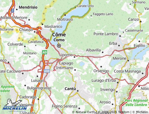 Mappa MICHELIN Lipomo - ViaMichelin