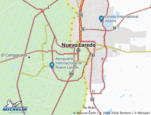 MICHELIN Morelos map - ViaMichelin