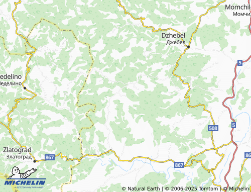 MICHELIN Zheladovo map - ViaMichelin