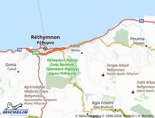 MICHELIN Maroulas map - ViaMichelin