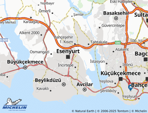 MICHELIN Balıkyolu map - ViaMichelin
