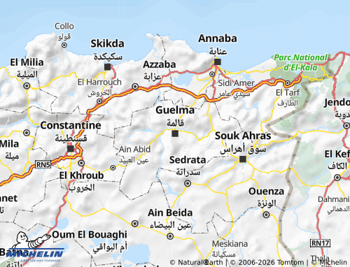 Mapa MICHELIN Qalmah - ViaMichelin