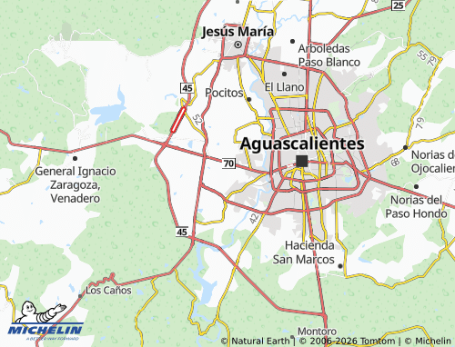 Mapa MICHELIN Loma de Los Negritos - ViaMichelin