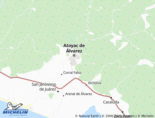 Mappa MICHELIN Vicente Guerrero - ViaMichelin