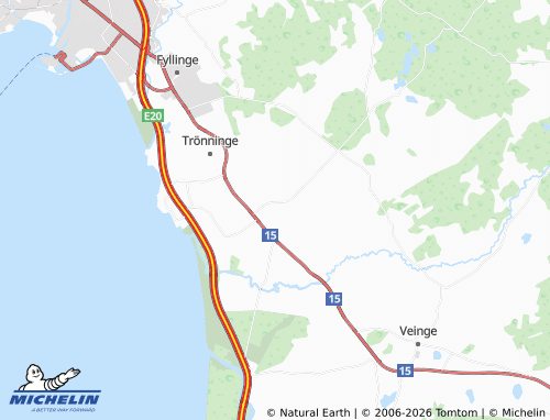 MICHELIN Eldsberga map - ViaMichelin