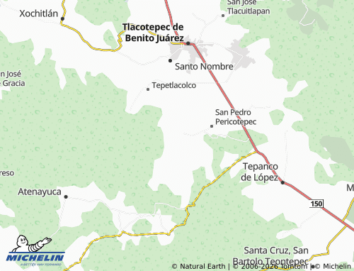 MICHELIN-Landkarte San Mateo - ViaMichelin