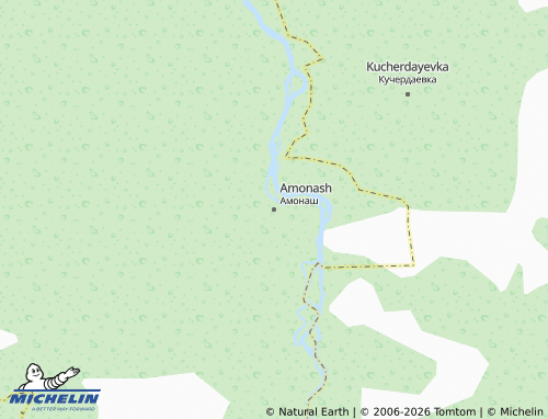 MICHELIN-Landkarte Amonash - ViaMichelin